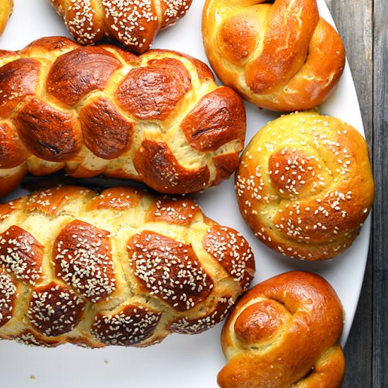 Soft Pretzel Challah