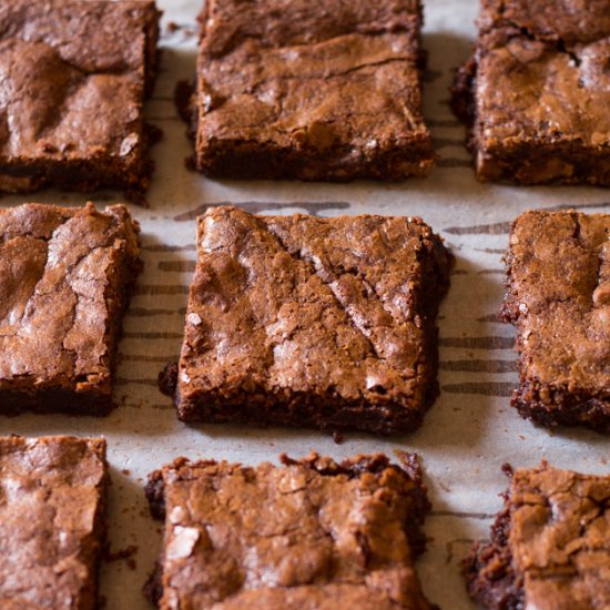 Chewy Fudgy Cocoa Brownies