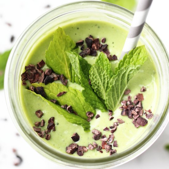 Mint Protein Green Smoothie