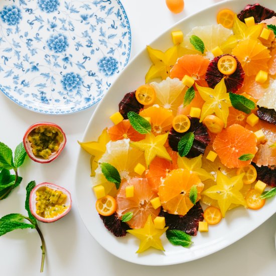 Tropical Winter Fruit Salad