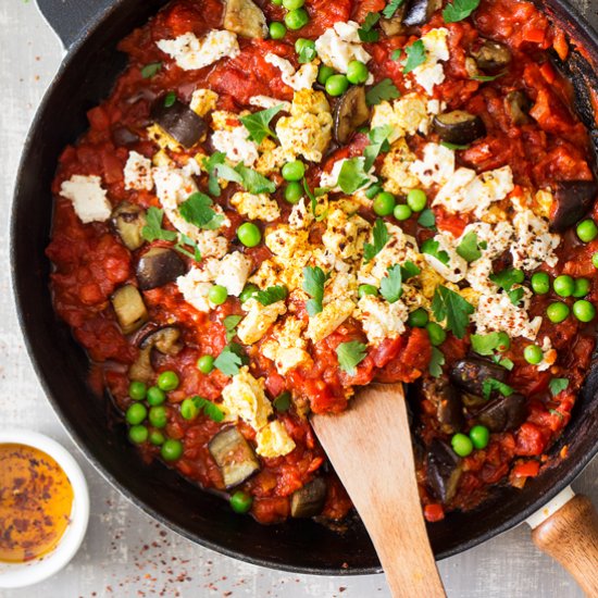 Vegan shakshuka