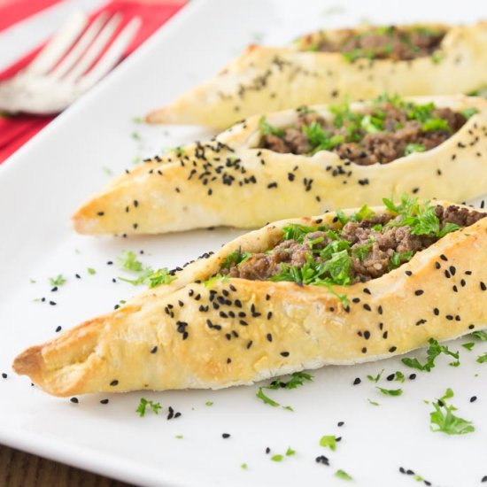 Lebanses Lamb Fatayer