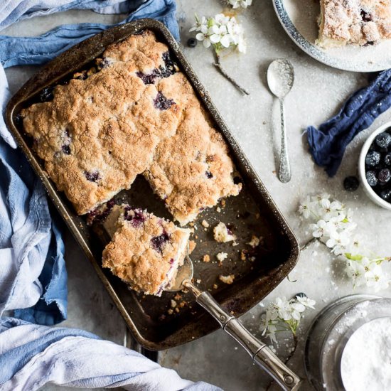 Blueberry Buckle Cake