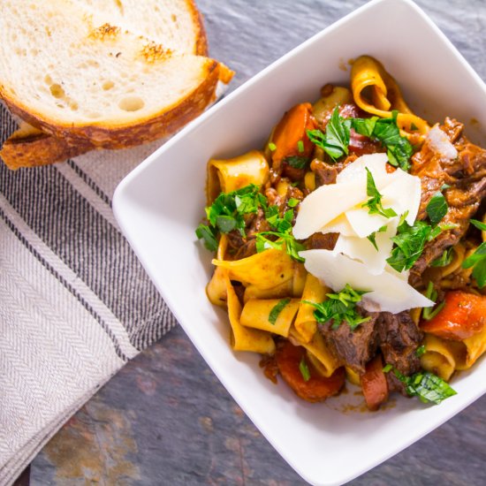 Short Rib Ragu with Pappardelle