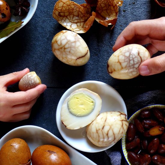 Marbled tea eggs – two versions