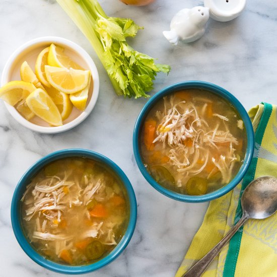 Instant Pot Hearty Chicken Soup