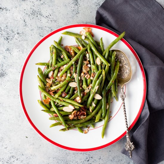 Fresh Green Beans with Bacon