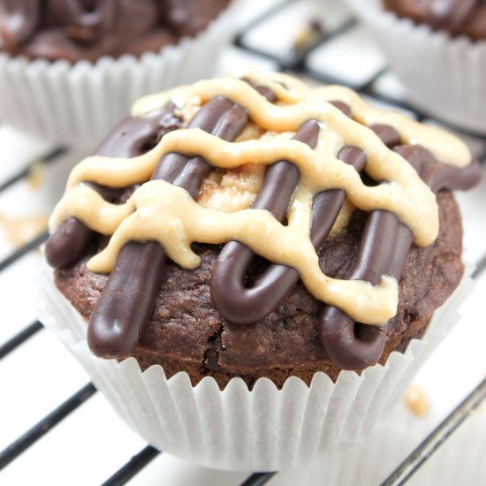 Double Chocolate Banana Muffins