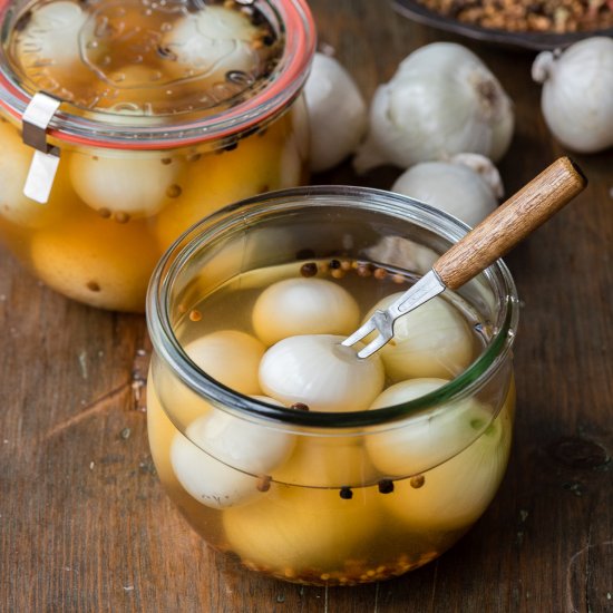 Gluten-Free English Pickled Onions