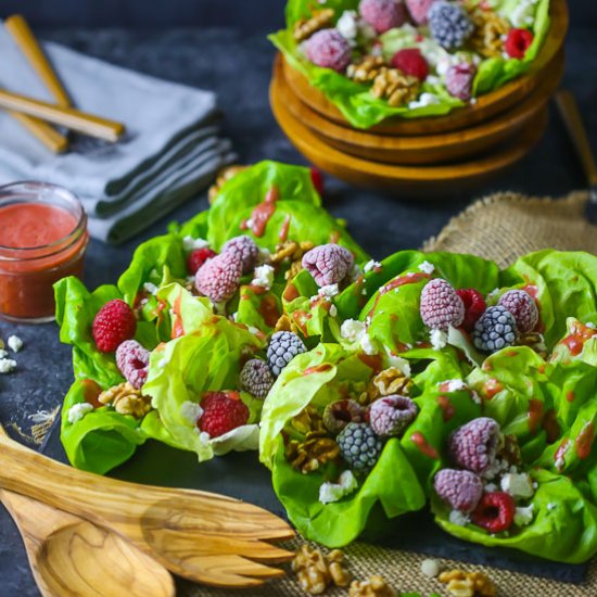 Raspberry and Feta Cheese Salad