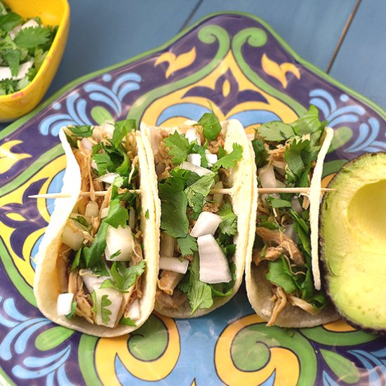 Slow-Cooker Chicken Street Tacos