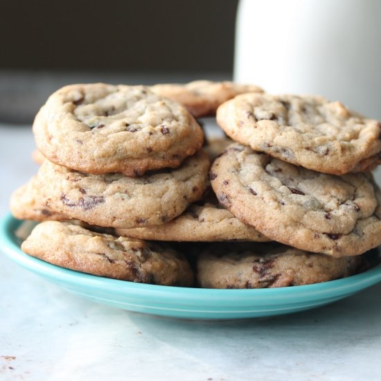 Soft & Chewy Mint Chocolate Cookies