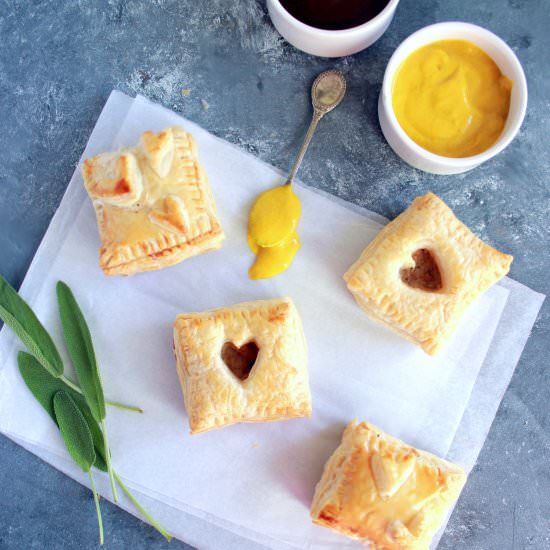 Pork and sage hand pies