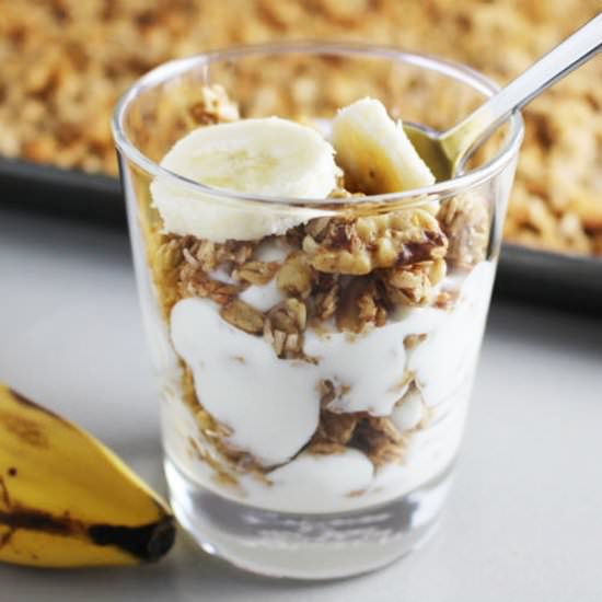 Banana Coconut Granola