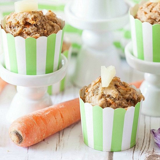 Banana Carrot Cake Muffins