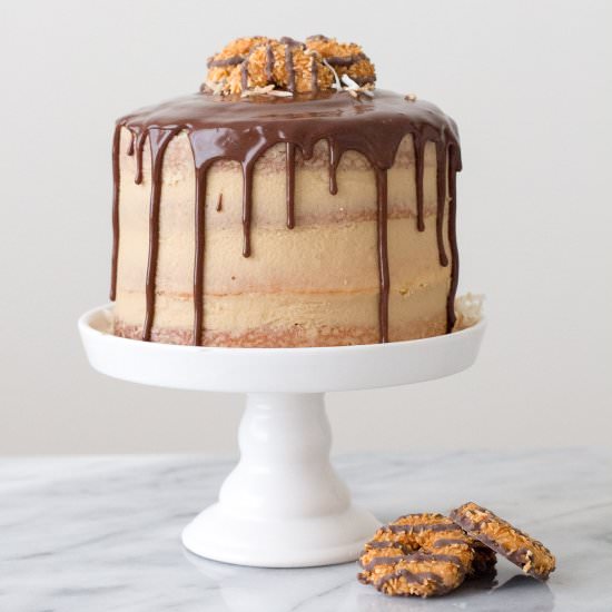 Samoas-Inspired Layer Cake