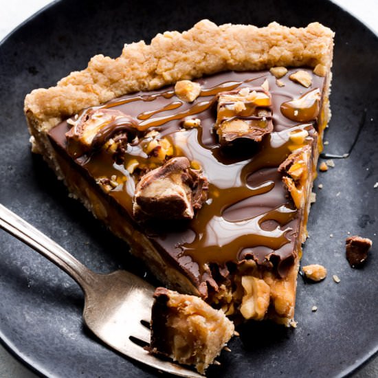 Snickers Caramel Tart