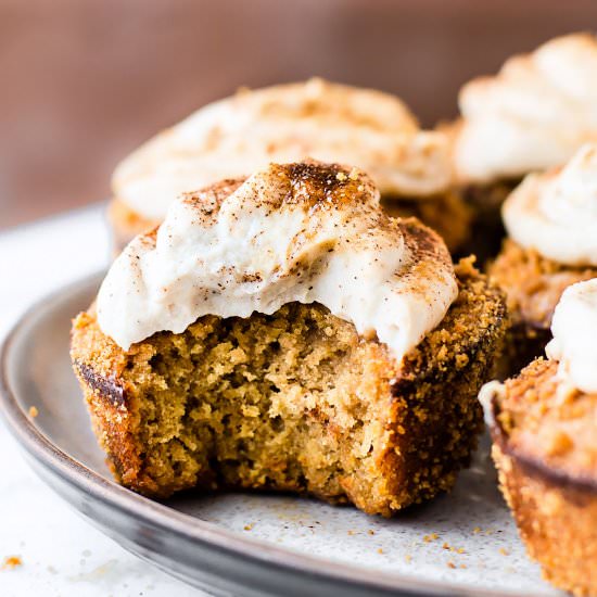 Peanut Butter Churro Cupcakes