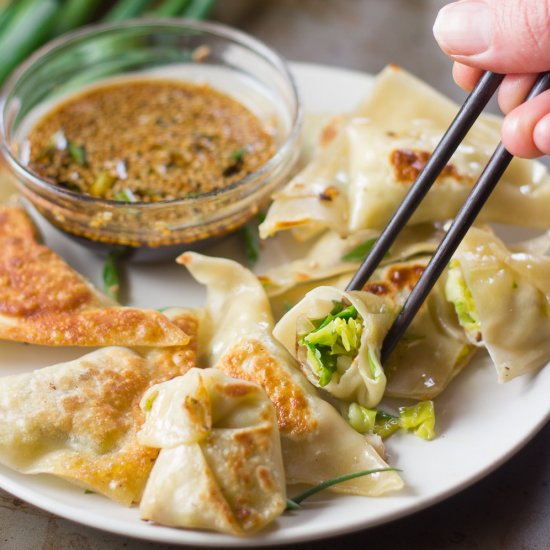 Brussels Sprouts Pot Stickers