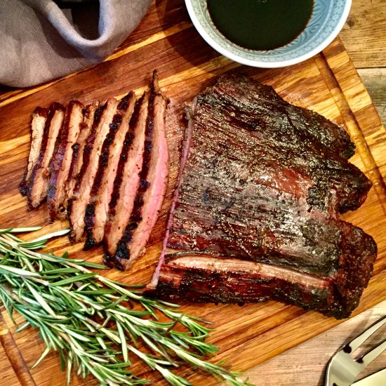 Balsamic and Rosemary Flank Steak