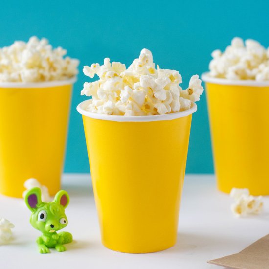 Homemade Microwave Popcorn