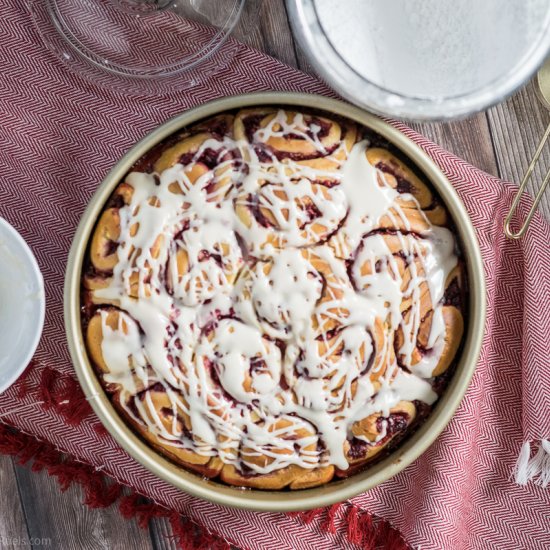 Raspberry Sweet Rolls