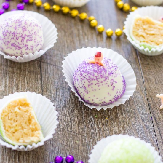 King Cake Oreo Truffles