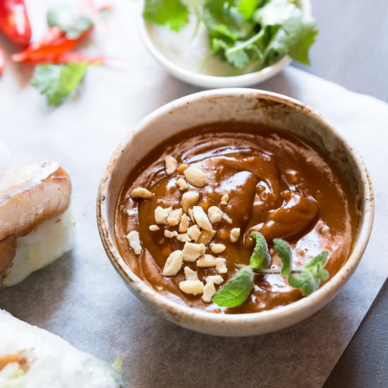 Peanut Hoisin Sauce for Rice Paper