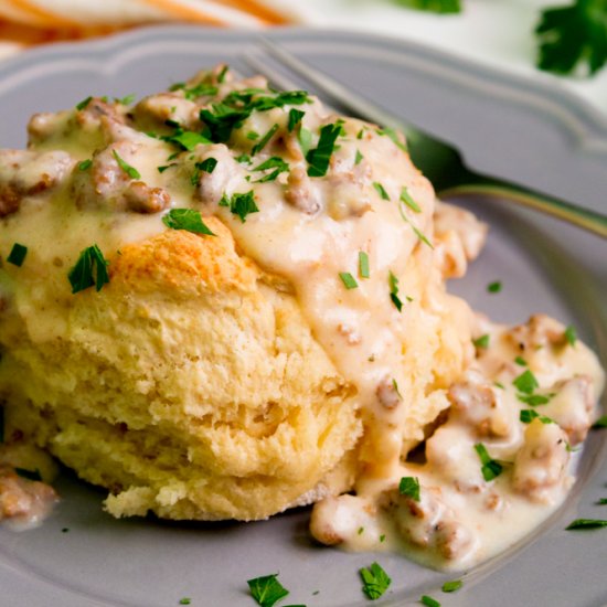 Southern Biscuits and Gravy