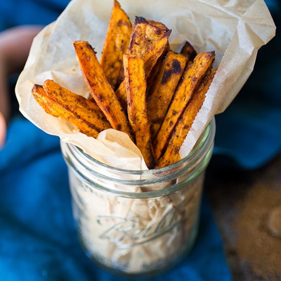 Garam Masala Sweet Potato Fries