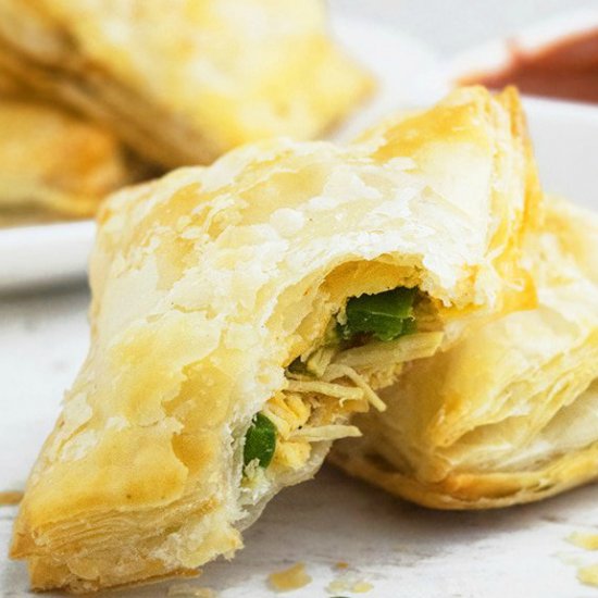 Jalapeno Chicken Puffs