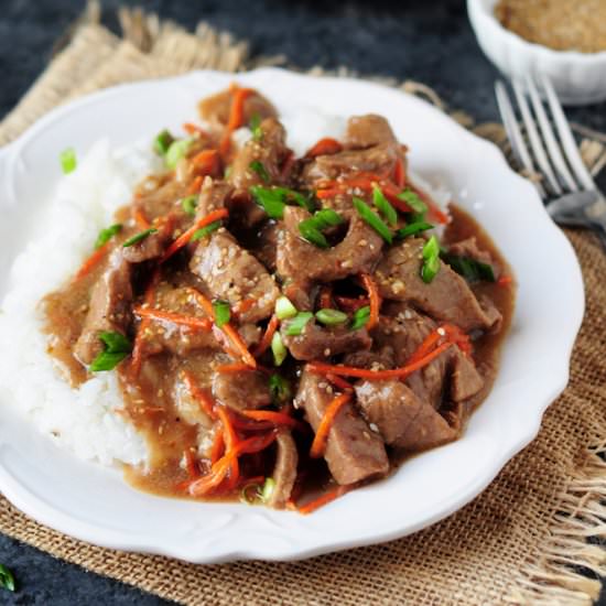 Gluten-Free Mongolian Beef