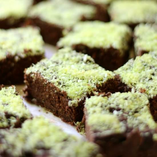 Mini Mint Chocolate Brownies (GF/V)