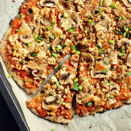 Healthy, Wholegrain Pizza