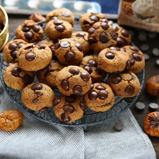 V, GF, DF, SF Buckwheat Fig Cookies