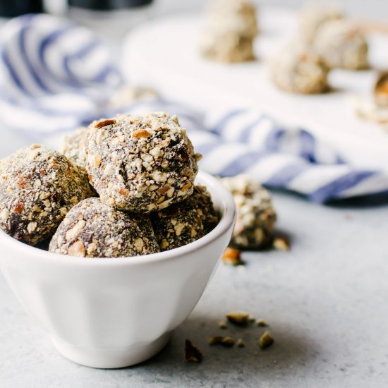 Beer Truffles with Crushed Pretzels