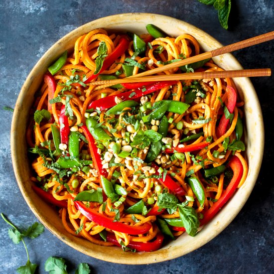 Thai Infused Sweet Potato Stir Fry