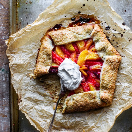 Roasted Citrus & Green Tea Galette