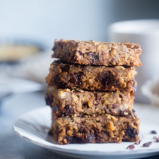 Slow Cooker Steel Cut Oat Bars