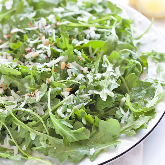 Spicy Arugula Pecorino Salad