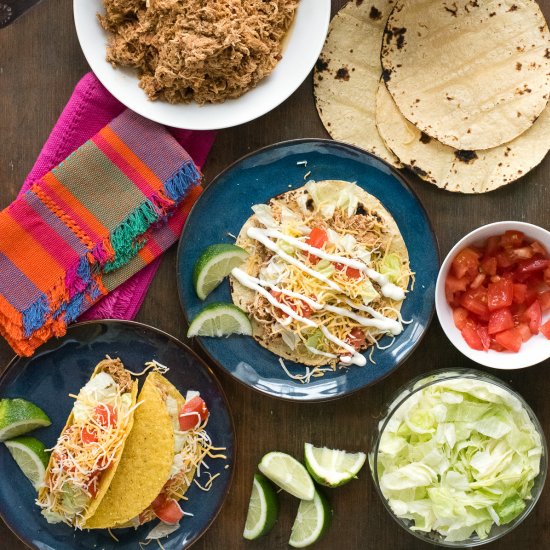 Slow Cooker Chicken Taco Meat