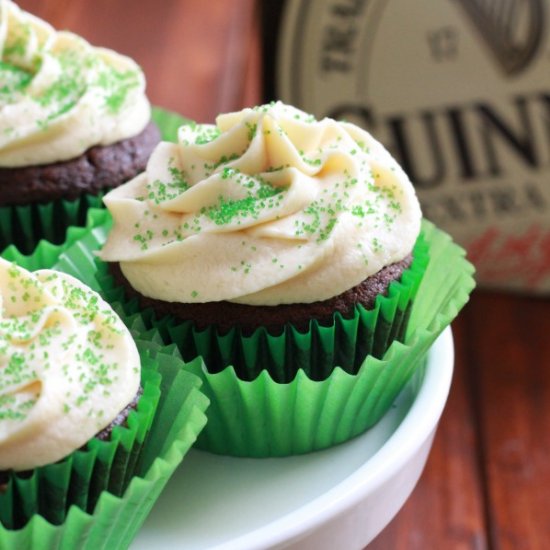 Irish Whiskey Cupcakes