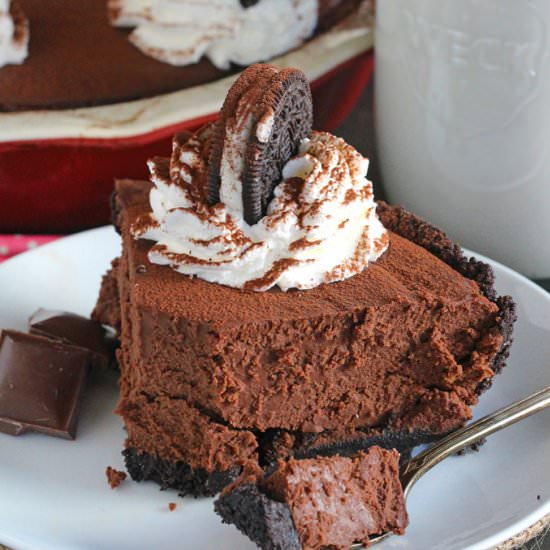 No Bake Chocolate Pie