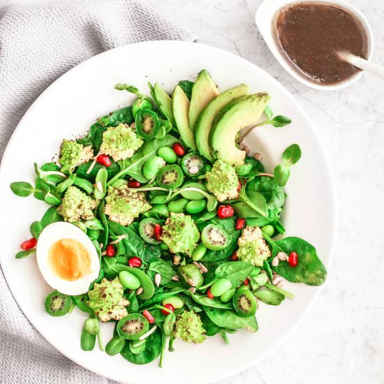 Roasted Romanesco Salad