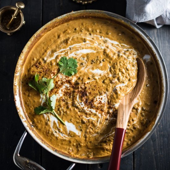 Coconut Black Lentil Curry