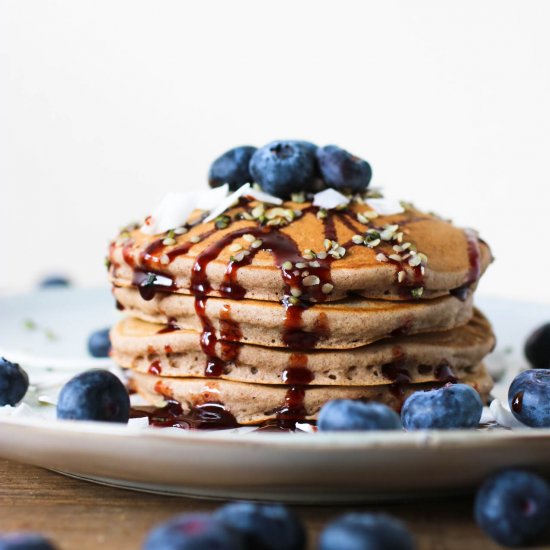 Easy Breezy Fluffy Buckwheat Pancakes