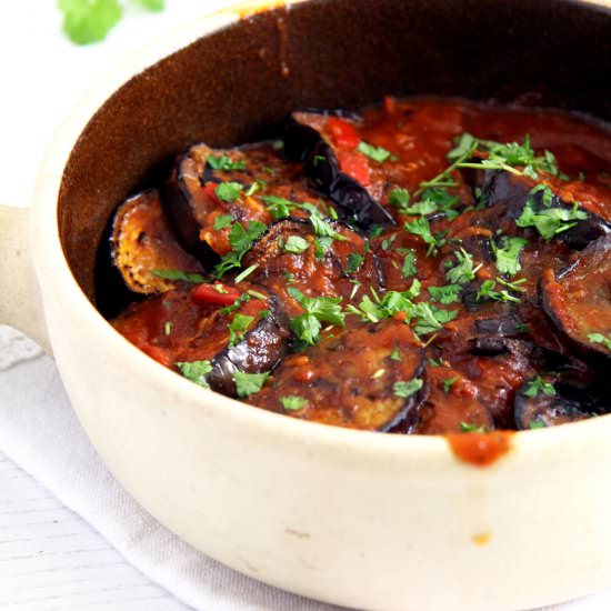 Eggplants in Tomato Sauce