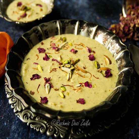 Thandai Spiced Rabri