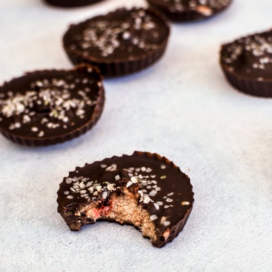 Dark Chocolate Coconut Butter Cups