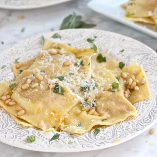 Handmade Butternut Squash Ravioli